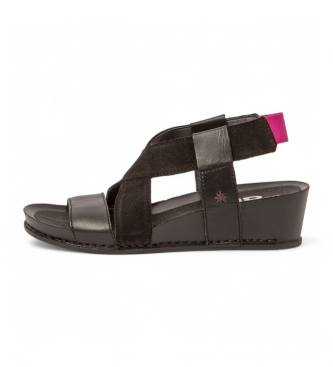 Art para mujer. 1194411EO003_001 Sandalias de piel 1944 I Imagine negro (40), 3 a 5cm, Velcro, Casual