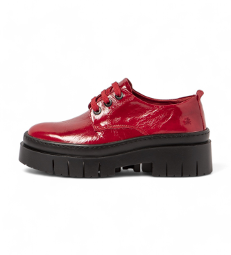 Art para mujer. 119521308003_008 Zapatos de Piel 1952 Amberes rojo (41), 3 a 5cm, Cordones, Casual