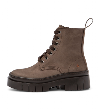 Botines de piel 1953 marrón (40), 3 a 5cm, Cordones, Casual, Art outlet 2024.