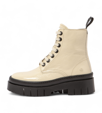 Art para mujer. 1195313ZZ003_020 Botines de piel 1953 Amberes beige (40), Plano, Cordones, Casual