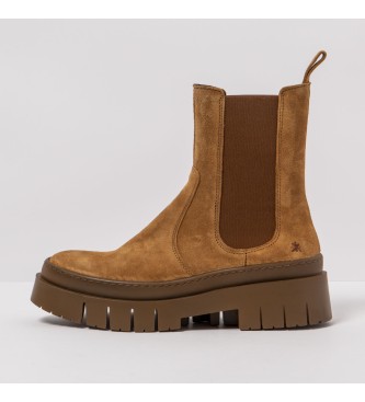 Art para mujer. 11954S155003_023 Botines de Piel 1954S Amberes marrón -Altura plataforma 5cm- (41), 3 a 5cm, Ninguno, Casual, Imitación cuer