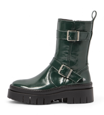 Art para mujer. 1195812WS003_0G3 Botines de piel 1958 verde (37), 3 a 5cm, Cremallera, Casual