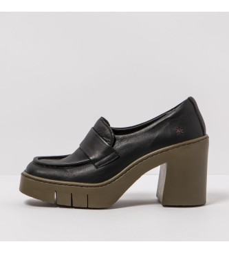 Zapatos de piel Berna negro -altura tacón: 9cm- (39), 8 a 10cm, Ninguno, Casual, Art outlet 2024.