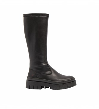 Art para mujer. 119561101003_001 Botas de piel 1956 Nappa negro (36), Plano, Cremallera, Casual