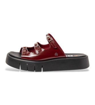 Art para mujer. 118471167003_008 Sandalias de Piel 1847 Malaga burdeos (38), Rojo, 3 a 5cm, Ninguno, Casual