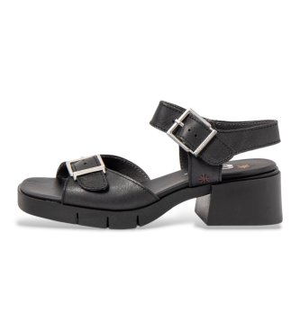Art para mujer. 120611101003_001 Sandalias de Piel 2061 Varsovia negro (38), 3 a 5cm, Hebilla, Casual