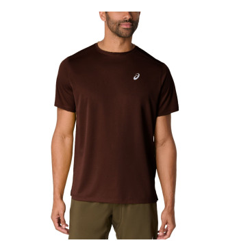 Camiseta Core SS granate marrón (S), Casual, Deportivo, Algodón, Multideporte, Manga corta