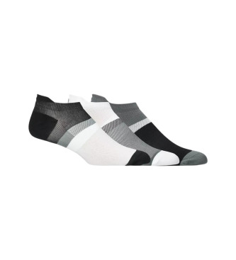 Asics Unisex. 3033C297 Set De 3 Calcetines Pack Color Block Gris, Blanco, Negro. (Xl), Homewear, AlgodóN-image