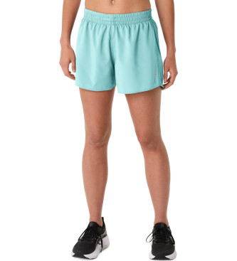 Asics para mujer. 2012D168 Short Core 4in turquesa (XL), Deportivo, Sintético, Multideporte, Sostenible
