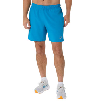 Asics para hombre. 2011D213 Shorts Core 7In azul (L), Casual, Deportivo, Sintético, Running, Multideporte