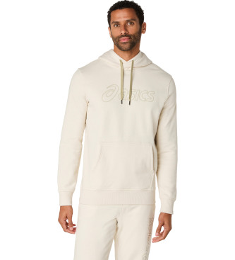 Asics para hombre. 2031E187 Sudadera Logo Oth beige (M), Casual, Deportivo, Algodón, Multideporte, Sostenible