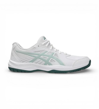 Asics para hombre. 1041A483 Zapatillas Court Slide 4 blanco (42), Plano, Cordones, Casual, Deportivo, Tenis/Padel, Multideporte