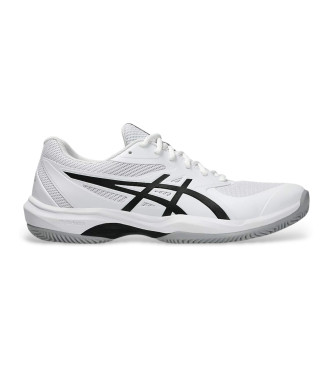Asics para hombre. 1041A490 Zapatillas Game FF Clay OC blanco (45), Plano, Cordones, Deportivo, Tenis/Padel