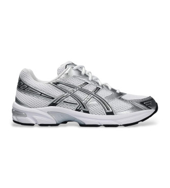 Asics para hombre. 1201B020 Zapatillas Gel-1130 blanco, plateado (44), Plata, Plano, Cordones, Casual, Deportivo, Multideporte