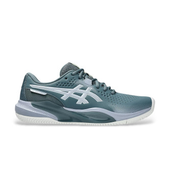 Asics para hombre. 1041A508 Zapatillas Gel-Challenger 15 Clay azul verdoso (45), Plano, Cordones, Casual, Deportivo, Verde, Tenis/Padel, Mul