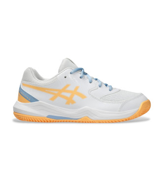 Asics para mujer/niña. 1044A064 Zapatillas Gel Dedicate 8 Padel blanco (34.5), Plano, Cordones, Casual, Deportivo, Running, Tenis/Padel, Mul