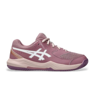 Asics unisex para niños. 1044A064 Zapatillas Gel-Dedicate 8 padel GS lila (39), Plano, Cordones, Deportivo, Tenis/Padel, Multideporte, moda
