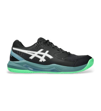 Asics para hombre. 1041A414 Zapatillas Gel-Dedicate 8 Padel negro, verde (42.5), Plano, Cordones, Casual, Deportivo, Multideporte