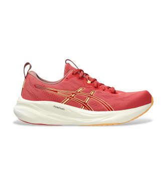 Asics para mujer. 1012B755 Zapatillas Gel Pulse 16 rojo (40), Plano, Cordones, Casual, Deportivo, Running, Multideporte