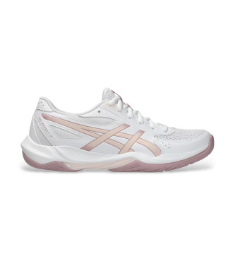 Asics para mujer. 1072A119 Zapatillas Gel-Rocket 12 blanco (39.5), Plano, Cordones, Casual, Deportivo, Multideporte