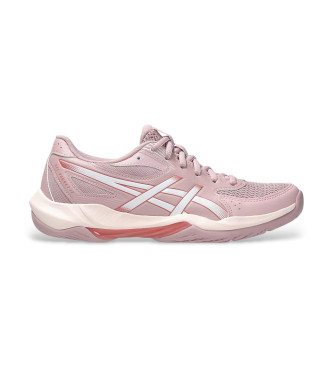 Asics para mujer. 1072A119 Zapatillas Gel-Rocket 12 rosa (39.5), Plano, Cordones, Casual, Deportivo, Multideporte