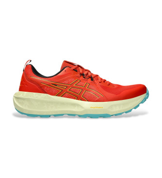 Asics Para Hombre. 1011B979 Zapatillas Gel Sonoma 8 Rojo (46), Plano, Cordones, Deportivo, Outdoor, Running-image