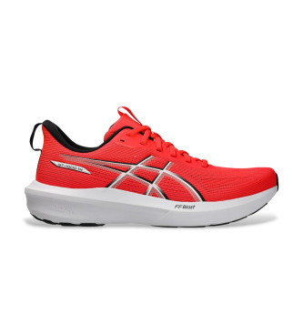Asics para hombre. 1011C077 Zapatillas GT-1000 14 rojo (44), Plano, Cordones, Casual, Deportivo, Running, Multideporte