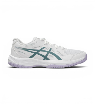 Asics för kvinnor/flickor. 1074A045 Sneakers Upcourt 6 GS vit (7USA=40), Karta, Nyckelband, Casual, Deportivo, Multisport, barnmode