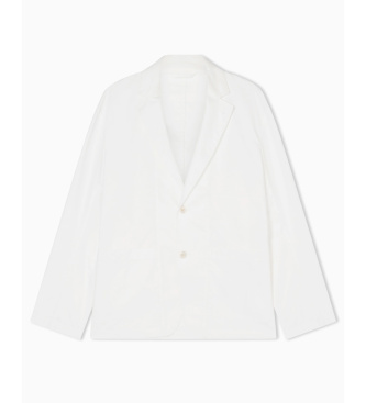 A|X Armani Exchange para hombre. XM002073AF11882U0009 Blazer Deconstruido blanco (40), Casual, Algodón