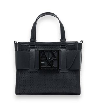 A|X Armani Exchange för kvinnor. XW000392AF22626UC001 Svart monokrom teknisk väska (OSFA), Casual, Polyuretan
