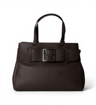 A|X Armani Exchange para mujer. XW000284AF11902U6018 Bolso Practical marrón (OSFA), Casual, Poliéster