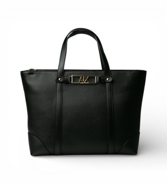 A|X Armani Exchange para mujer. XW002609AF15632UC010 Bolso Shopper negro (OSFA), Casual, Poliéster
