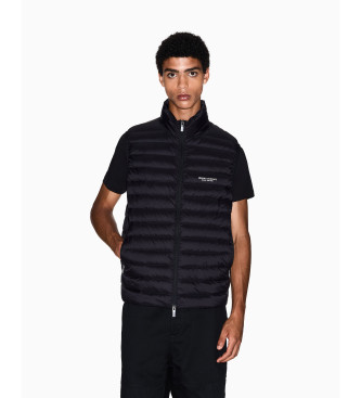 A|X Armani Exchange para hombre. XM001576AF16927UC001 Chaleco Down Waistcoat negro (XXL), Casual, Poliamida