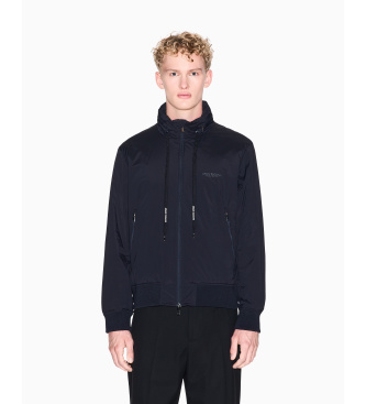 A|X Armani Exchange para hombre. XM001583AF19196UB101 Chaqueta Cortavientos marino (XXL), Casual, Poliamida, Outdoor