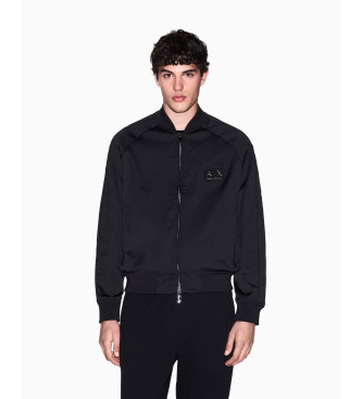 A|X Armani Exchange para hombre. XM001836AF20535UC001 Chaqueta Lisa negro (M), Casual, Poliéster