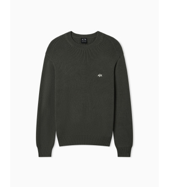 A|X Armani Exchange para hombre. XM002819AF12930U8144 Jersey Pull verde (S), Casual, Algodón, Manga larga