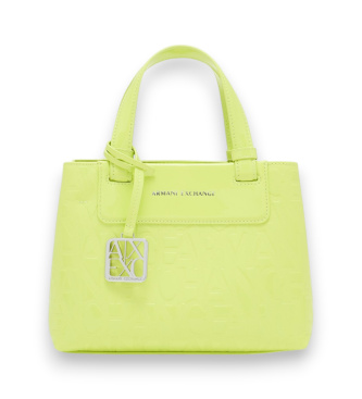 A|X Armani Exchange för kvinnor. XW001576AF17290U2194 Semi Shopping Bag gul (OSFA), Casual, Polyester