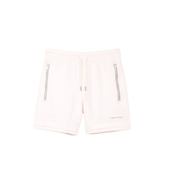 A|X Armani Exchange para hombre. XM002354AF21869U1074 Shorts logotipo blanco (L), Casual, Algodón