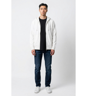 A|X Armani Exchange para hombre. XM002352AF21869U1074 Sudadera Lisa blanco roto (S), Casual, Algodón