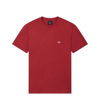 A|X Armani Exchange para hombre. XM001568AF10358U5101 Camiseta básica rojo (L), Casual, Algodón, Manga corta