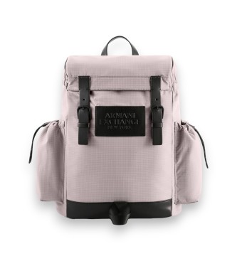 A|X Armani Exchange para hombre. XM002042AF19932U6107 Mochila Diseño beige (OSFA), Casual, Poliamida