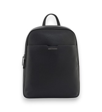A|X Armani Exchange para hombre. XM002582AF22651UC001 Mochila Faux negro (OSFA), Casual, Poliuretano