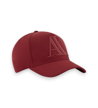 A|X Armani Exchange para hombre. 954079CC518U5101 Gorra Clean burdeos (OSFA), Casual, Poliéster