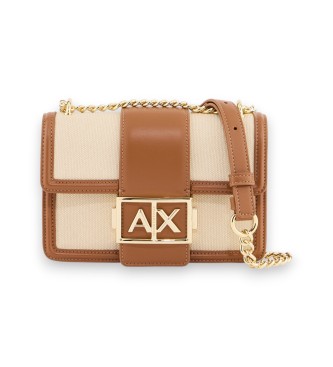 A|X Armani Exchange para mujer. XW000071AF22570M6261 Bolso Den beige (OSFA), Casual, Poliuretano