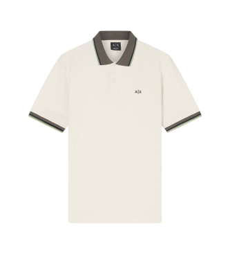 A|X Armani Exchange para hombre. XM002329AF13026U1074 Polo premium beige (XL), Casual, Algodón, Manga corta