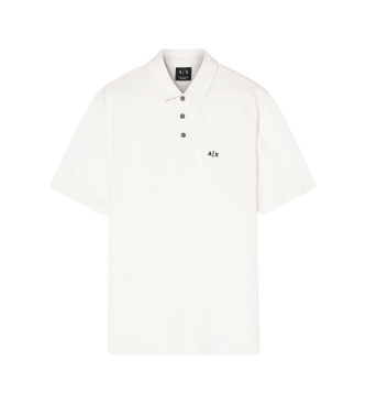 A|X Armani Exchange para hombre. XM002408AF13055U1074 Polo XM002408AF13055U1074 crema (XL), Blanco, Beige, Casual, Algodón, Clásico, Manga c