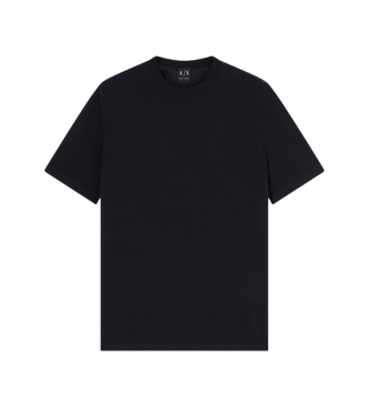 A|X Armani Exchange para hombre. XM002439AF22249UB101 Camiseta XM002439AF22249UB101 azul marino (L), Blanco, Casual, Algodón, Manga larga