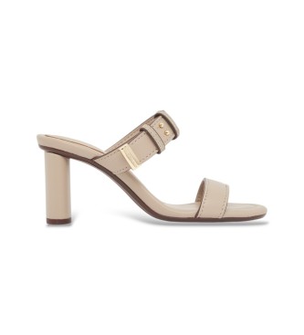 A|X Armani Exchange para mujer. XW002576AF21266U7043 Sandalias Soft beige (38.5), 3 a 5cm, Ninguno, Casual, Fiesta