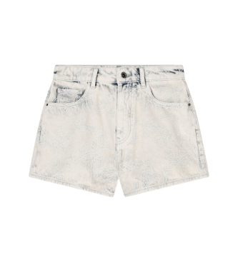 A|X Armani Exchange para mujer. XW000135AF19652F1018 Shorts 5 bolsillos bleach gris (27), Casual, Algodón