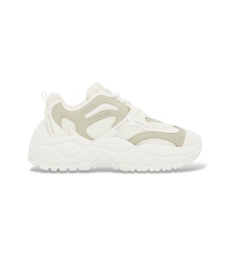 Para mujer. XDX120XV708MZ726 Zapatillas de malla con suela gruesa de goma (40), 1 a 3cm, Cordones, Casual